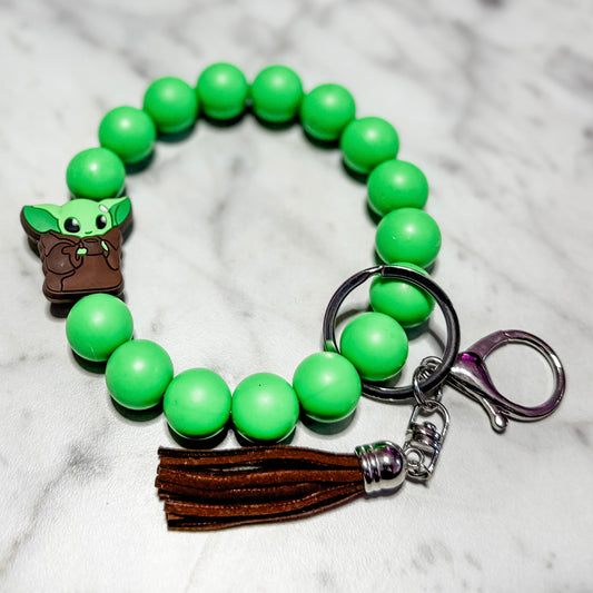 Green Baby Alien wristlet